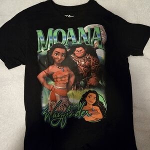 Disney Moana Black and Green T-Shirt
